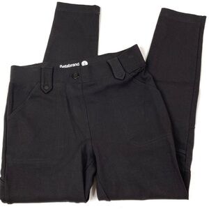 Betabrand Slate Gray Utility Pants Stretch Leggings S Small